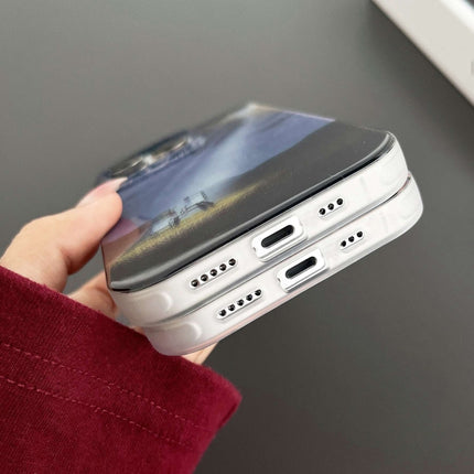 Dual-sided Lamination Oil Painting IMD Phone Case, For iPhone 14, For iPhone 14 Pro, For iPhone 14 Pro Max, For iPhone 13 Pro Max, For iPhone 13 Pro, For iPhone 13, For iPhone 12, For iPhone 12 Pro Max, For iPhone 12 Pro