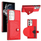 For Samsung Galaxy S22 Ultra 5G / Red