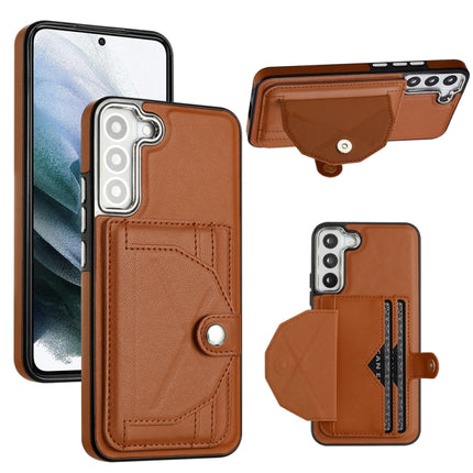 Shockproof Leather Phone Case with Card Holder, For Samsung Galaxy S21 FE 5G, For Samsung Galaxy A32 4G, For Samsung Galaxy A72 4G / A72 5G, For Samsung Galaxy A52 4G / A52 5G