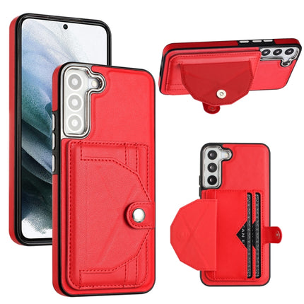 Shockproof Leather Phone Case with Card Holder, For Samsung Galaxy S21 FE 5G, For Samsung Galaxy A32 4G, For Samsung Galaxy A72 4G / A72 5G, For Samsung Galaxy A52 4G / A52 5G