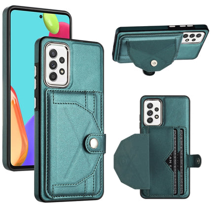 Shockproof Leather Phone Case with Card Holder, For Samsung Galaxy S21 FE 5G, For Samsung Galaxy A32 4G, For Samsung Galaxy A72 4G / A72 5G, For Samsung Galaxy A52 4G / A52 5G