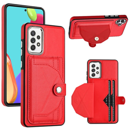 Shockproof Leather Phone Case with Card Holder, For Samsung Galaxy S21 FE 5G, For Samsung Galaxy A32 4G, For Samsung Galaxy A72 4G / A72 5G, For Samsung Galaxy A52 4G / A52 5G