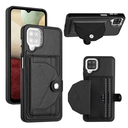 Shockproof Leather Phone Case with Card Holder, For Samsung Galaxy A12 4G / M12, For Samsung Galaxy A32 5G