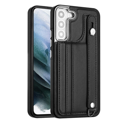 Shockproof Leather Phone Case with Wrist Strap, For Samsung Galaxy A22 5G, For Samsung Galaxy S21 FE 5G, For Samsung Galaxy A32 4G, For Samsung Galaxy A72 4G / A72 5G