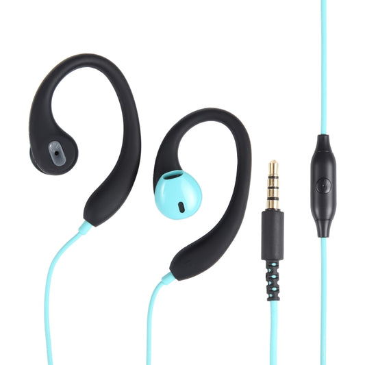 Mucro R12 Wired Stereo Over-Ear Sports Earphone, Length: 1.2m, R12 (Blue)