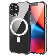 Four Corner Airbags MagSafe Magnetic Phone Case, For iPhone 16e, For iPhone 16 Pro Max, For iPhone 16 Pro, For iPhone 16 Plus, For iPhone 16, For iPhone 15 Pro Max, For iPhone 15 Pro, For iPhone 15 Plus, For iPhone 15