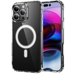 Four Corner Airbags MagSafe Magnetic Phone Case, For iPhone 16e, For iPhone 16 Pro Max, For iPhone 16 Pro, For iPhone 16 Plus, For iPhone 16, For iPhone 15 Pro Max, For iPhone 15 Pro, For iPhone 15 Plus, For iPhone 15