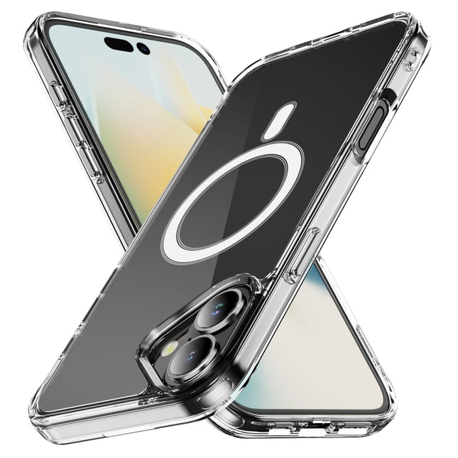 MagSafe Clear Acrylic PC +TPU Phone Case, For iPhone 17e / 16e, For iPhone 16 Pro Max, For iPhone 16 Pro, For iPhone 16 Plus, For iPhone 16, For iPhone 15 Pro Max, For iPhone 15 Pro, For iPhone 15 Plus, For iPhone 15