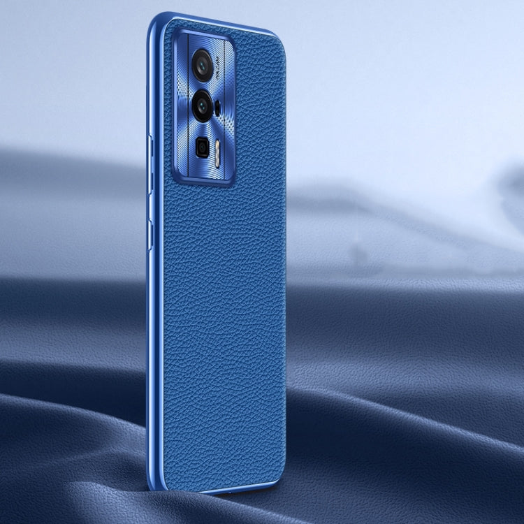 Litchi Texture Genuine Leather Phone Case, For Xiaomi 13 Ultra, For Xiaomi Redmi K60 Ultra, For Xiaomi Redmi K60 Pro, For Xiaomi Redmi K60, For Xiaomi 13 Pro, For Xiaomi 13