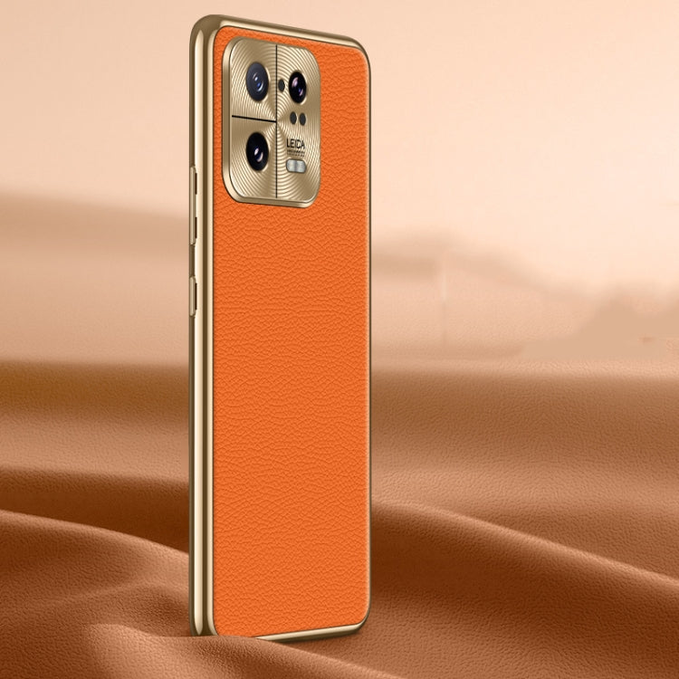 Litchi Texture Genuine Leather Phone Case, For Xiaomi 13 Ultra, For Xiaomi Redmi K60 Ultra, For Xiaomi Redmi K60 Pro, For Xiaomi Redmi K60, For Xiaomi 13 Pro, For Xiaomi 13