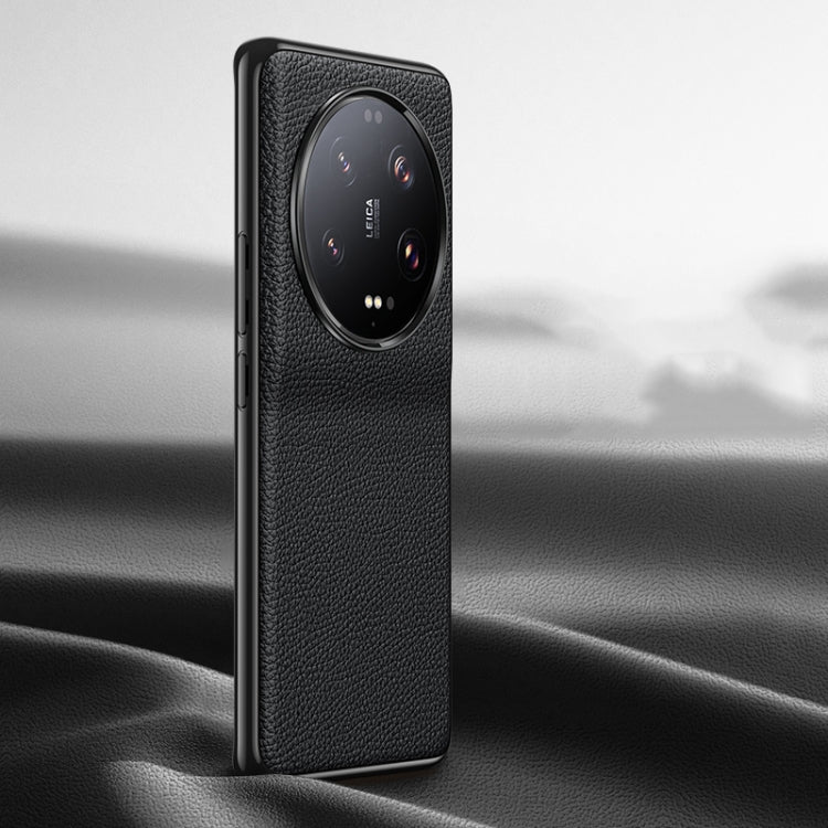 Litchi Texture Genuine Leather Phone Case, For Xiaomi 13 Ultra, For Xiaomi Redmi K60 Ultra, For Xiaomi Redmi K60 Pro, For Xiaomi Redmi K60, For Xiaomi 13 Pro, For Xiaomi 13