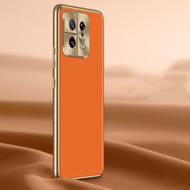 Litchi Texture Genuine Leather Phone Case, For Xiaomi 13 Ultra, For Xiaomi Redmi K60 Ultra, For Xiaomi Redmi K60 Pro, For Xiaomi Redmi K60, For Xiaomi 13 Pro, For Xiaomi 13
