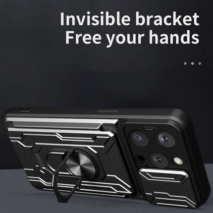 Sliding Camshield TPU+PC Phone Case with Card Slot, For iPhone 15 Pro Max, For iPhone 15 Pro, For iPhone 15 Plus