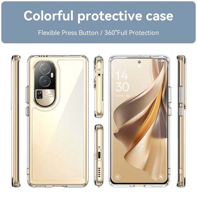 Colorful Series Acrylic + TPU Phone Case, For OPPO Reno10 Pro Global / Reno10 Global