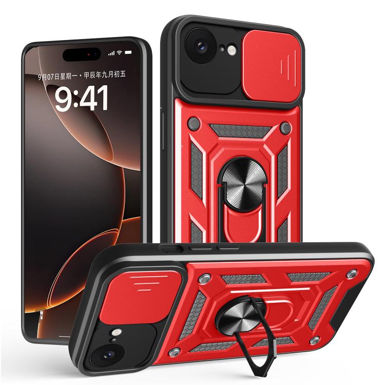 Sliding Camera Cover Design TPU+PC Phone Case