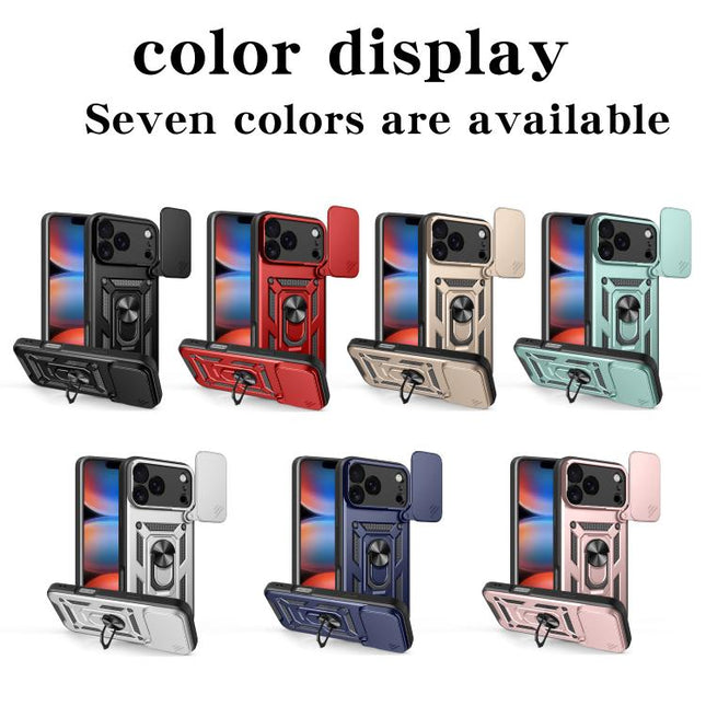 Sliding Camera Cover Design TPU+PC Phone Case, For iPhone 17 Pro Max, For iPhone 17 Pro, For iPhone 17