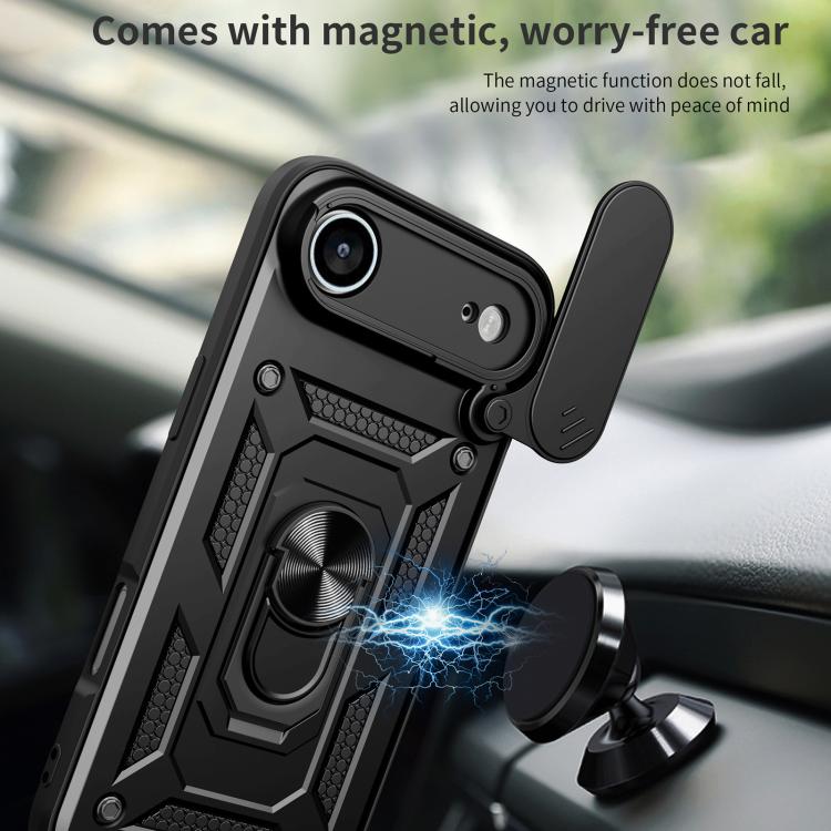 Sliding Camera Cover Design TPU+PC Phone Case