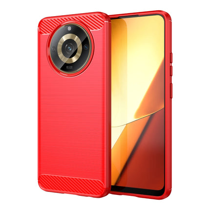 Carbon Fiber Brushed Texture TPU Phone Case, For Realme Narzo 60X, For Realme C51, For Realme Narzo 60 Pro, For Realme Narzo 60, For Realme 11 5G, For Realme C65 4G