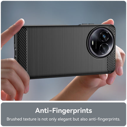 Carbon Fiber Brushed Texture TPU Phone Case, For Realme Narzo 60X, For Realme C51, For Realme Narzo 60 Pro, For Realme Narzo 60, For Realme 11 5G, For Realme C65 4G
