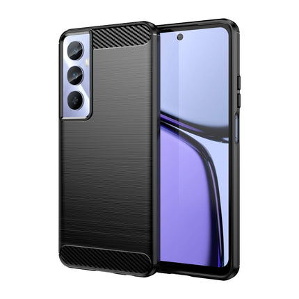 Carbon Fiber Brushed Texture TPU Phone Case, For Realme Narzo 60X, For Realme C51, For Realme Narzo 60 Pro, For Realme Narzo 60, For Realme 11 5G, For Realme C65 4G