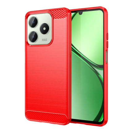 Carbon Fiber Brushed Texture TPU Phone Case, For Realme V60 Pro, For Realme C75, For Realme GT 7 Pro, For Realme P1 Speed, For Realme 13 Pro 5G, For Realme 13 Pro+ 5G, For Realme GT 6, For Realme C61