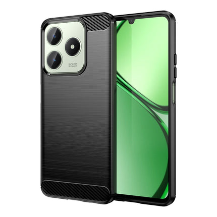 Carbon Fiber Brushed Texture TPU Phone Case, For Realme C63, For Realme GT 6T, For Realme GT Neo6, For Realme GT Neo6 SE, For Realme Note 50, For Realme 12 Pro 5G, For Realme 12 Pro+ 5G, For Realme C67 4G