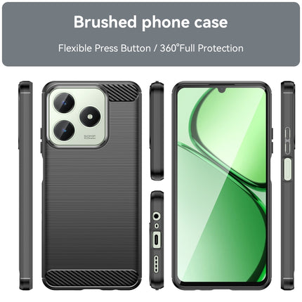 Carbon Fiber Brushed Texture TPU Phone Case, For Realme C63, For Realme GT 6T, For Realme GT Neo6, For Realme GT Neo6 SE, For Realme Note 50, For Realme 12 Pro 5G, For Realme 12 Pro+ 5G, For Realme C67 4G