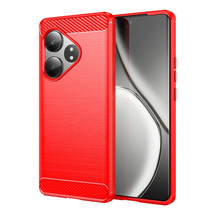 Carbon Fiber Brushed Texture TPU Phone Case, For Realme V60 Pro, For Realme C75, For Realme GT 7 Pro, For Realme P1 Speed, For Realme 13 Pro 5G, For Realme 13 Pro+ 5G, For Realme GT 6, For Realme C61