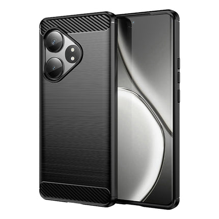 Carbon Fiber Brushed Texture TPU Phone Case, For Realme C63, For Realme GT 6T, For Realme GT Neo6, For Realme GT Neo6 SE, For Realme Note 50, For Realme 12 Pro 5G, For Realme 12 Pro+ 5G, For Realme C67 4G