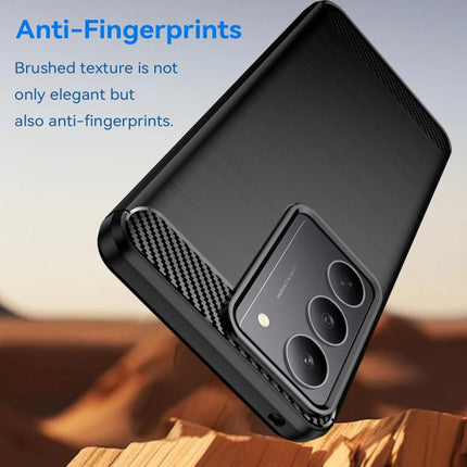 Carbon Fiber Brushed Texture TPU Phone Case, For Realme V60 Pro, For Realme C75, For Realme GT 7 Pro, For Realme P1 Speed, For Realme 13 Pro 5G, For Realme 13 Pro+ 5G, For Realme GT 6, For Realme C61