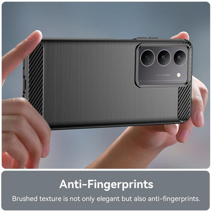 Carbon Fiber Brushed Texture TPU Phone Case, For Realme V60 Pro, For Realme C75, For Realme GT 7 Pro, For Realme P1 Speed, For Realme 13 Pro 5G, For Realme 13 Pro+ 5G, For Realme GT 6, For Realme C61