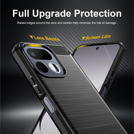 Carbon Fiber Brushed Texture TPU Phone Case, For Realme 16T 5G, For Realme 15 Pro 5G, For Realme 15 5G, For Realme V70S, For Realme V70, For Realme C75x, For Realme 14x India, For Realme 14x 5G
