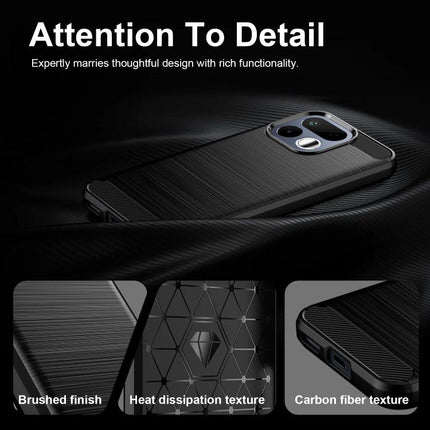 Carbon Fiber Brushed Texture TPU Phone Case, For Realme 16T 5G, For Realme 15 Pro 5G, For Realme 15 5G, For Realme V70S, For Realme V70, For Realme C75x, For Realme 14x India, For Realme 14x 5G