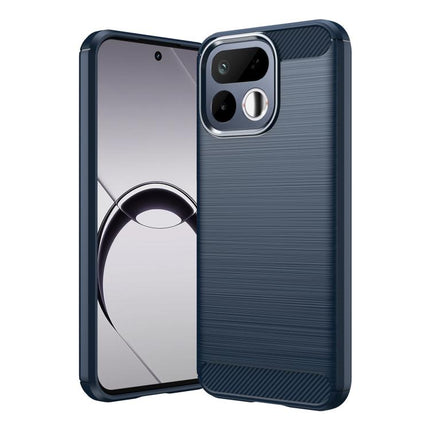 Carbon Fiber Brushed Texture TPU Phone Case, For Realme 16T 5G, For Realme 15 Pro 5G, For Realme 15 5G, For Realme V70S, For Realme V70, For Realme C75x, For Realme 14x India, For Realme 14x 5G