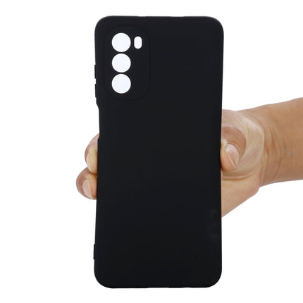 Solid Color Liquid Silicone Dropproof Full Coverage Phone Case, For Motorola Moto G71s 5G