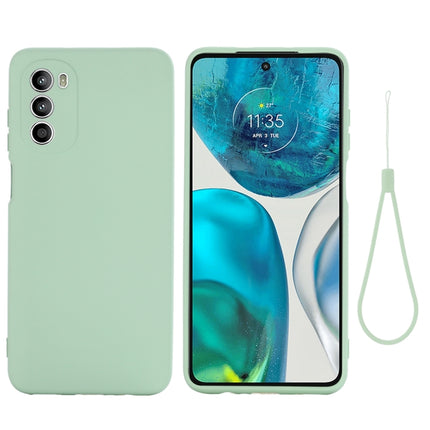 Solid Color Liquid Silicone Dropproof Full Coverage Phone Case, For Motorola Moto G71s 5G