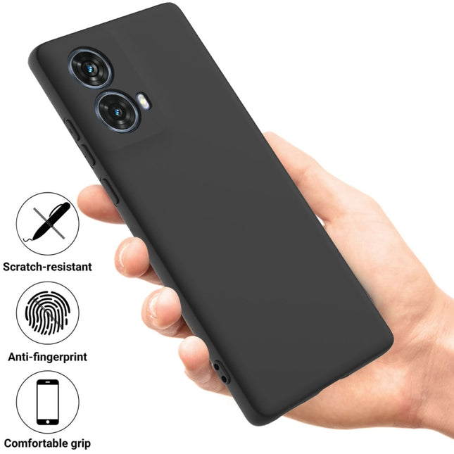 Solid Color Liquid Silicone Dropproof Full Coverage Phone Case, For Motorola S50 Neo, For Motorola Moto E14, For Motorola Moto G04S 4G / E14 4G, For Motorola Moto G85, For Motorola Moto G64, For Motorola Edge 50 Pro