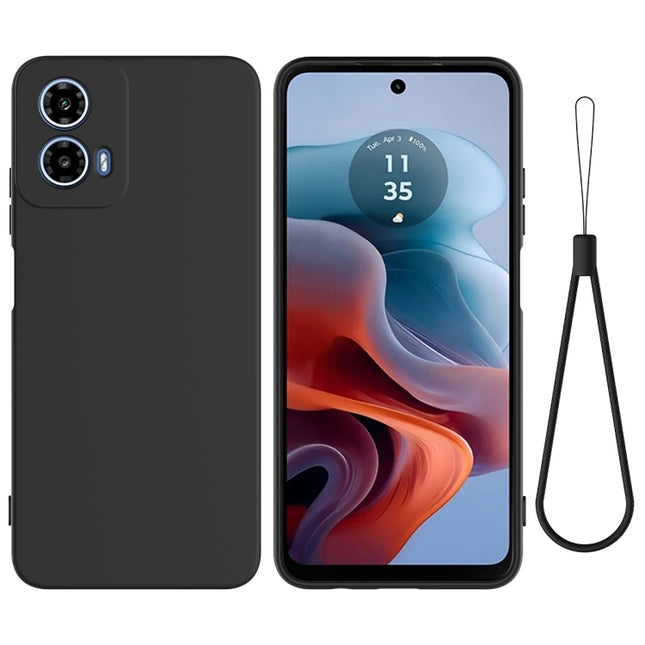 Solid Color Liquid Silicone Dropproof Full Coverage Phone Case, For Motorola Moto G24 Power, For Motorola Moto G04 / G24, For Motorola Moto G34, For Motorola Moto G Power 2024, For Motorola Edge 2023, For Motorola Moto G84 5G