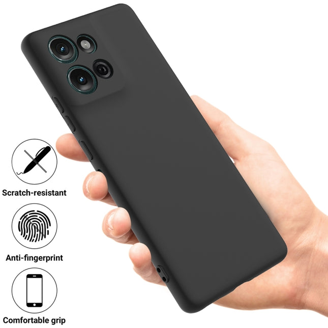 Solid Color Liquid Silicone Dropproof Full Coverage Phone Case, For Motorola Moto G75, For Motorola Moto G35, For Motorola Moto G55, For Motorola Moto G45, For Motorola S50 Neo, For Motorola Moto E14