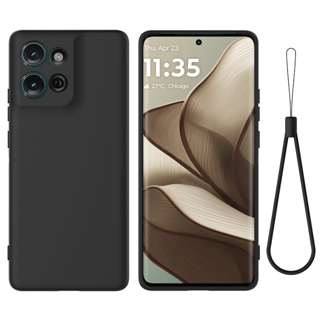 Solid Color Liquid Silicone Dropproof Full Coverage Phone Case, For Motorola Moto G75, For Motorola Moto G35, For Motorola Moto G55, For Motorola Moto G45, For Motorola S50 Neo, For Motorola Moto E14