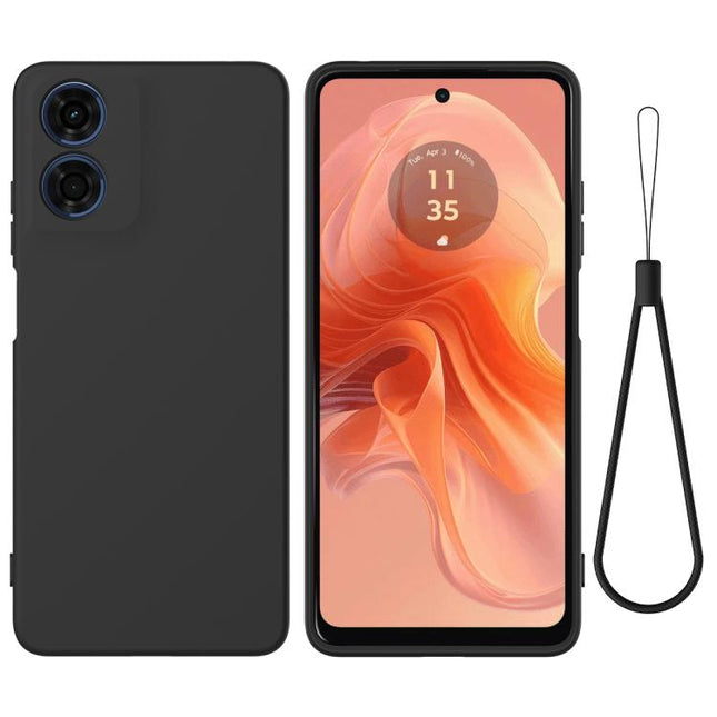 Solid Color Liquid Silicone Dropproof Full Coverage Phone Case, For Motorola Moto G04S 4G / E14 4G, For Motorola Moto G85, For Motorola Moto G64, For Motorola Edge 50 Pro, For Motorola Moto G24 Power, For Motorola Moto G04 / G24