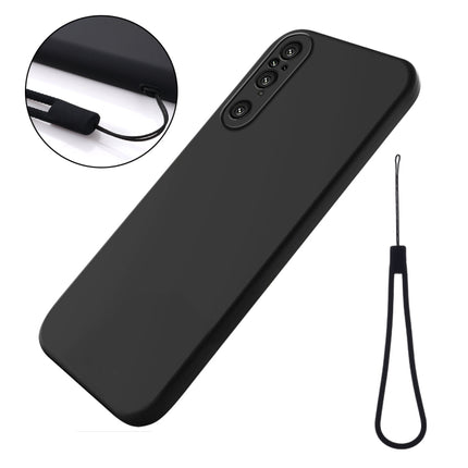 Solid Color Liquid Silicone Dropproof Full Coverage Phone Case, For Sony Xperia 1 V, For Sony Xperia 10 V