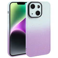 Gradient Starry Silicone Phone Case with Lens Film, For iPhone 15 Pro Max, For iPhone 14 Plus, For iPhone 14, For iPhone 15 Pro, For iPhone 15 Plus