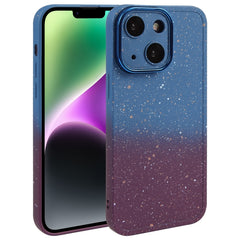 Funda de silicona con degradado de estrellas y película para lente, para iPhone 15 Pro Max, para iPhone 14 Plus, para iPhone 14, para iPhone 15 Pro, para iPhone 15 Plus