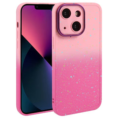 Gradient Starry Silicone Phone Case with Lens Film, For iPhone 13, For iPhone 12, For iPhone 12 Pro Max, For iPhone 12 Pro, For iPhone 11 Pro Max