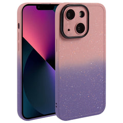 Gradient Starry Silicone Phone Case with Lens Film, For iPhone 13, For iPhone 12, For iPhone 12 Pro Max, For iPhone 12 Pro, For iPhone 11 Pro Max