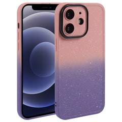 Gradient Starry Silicone Phone Case with Lens Film, For iPhone 13, For iPhone 12, For iPhone 12 Pro Max, For iPhone 12 Pro, For iPhone 11 Pro Max