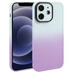 Gradient Starry Silicone Phone Case with Lens Film, For iPhone 13, For iPhone 12, For iPhone 12 Pro Max, For iPhone 12 Pro, For iPhone 11 Pro Max