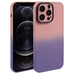 Gradient Starry Silicone Phone Case with Lens Film, For iPhone 13, For iPhone 12, For iPhone 12 Pro Max, For iPhone 12 Pro, For iPhone 11 Pro Max