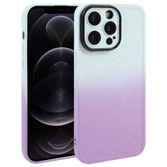 Gradient Starry Silicone Phone Case with Lens Film, For iPhone 13, For iPhone 12, For iPhone 12 Pro Max, For iPhone 12 Pro, For iPhone 11 Pro Max